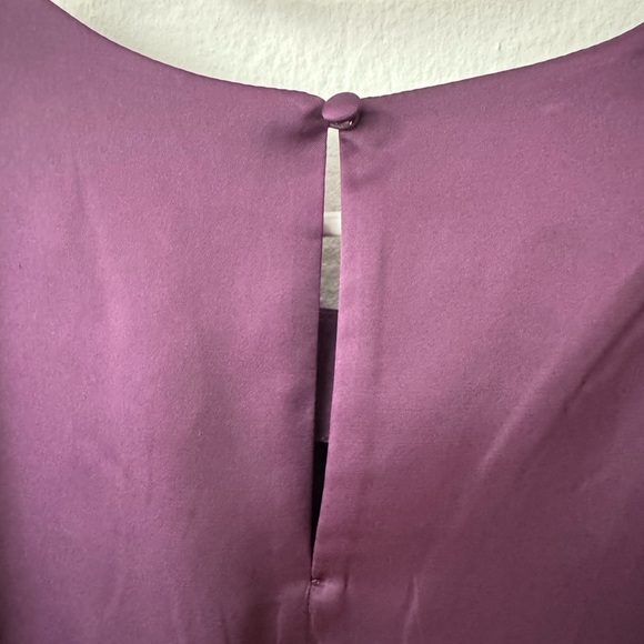 Banana Republic Factory Pinot Noir Drape Neck Blouse - Picture 4 of 5